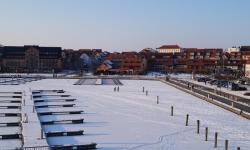4.Yachthafen Waren im Winter